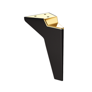 ELMAS 16 CM MAT SİYAH-ALTIN